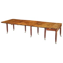 Antique George III Mahogany Dining Table Attributed to Gillows