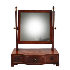 George III Mahogany Dressing Mirror
