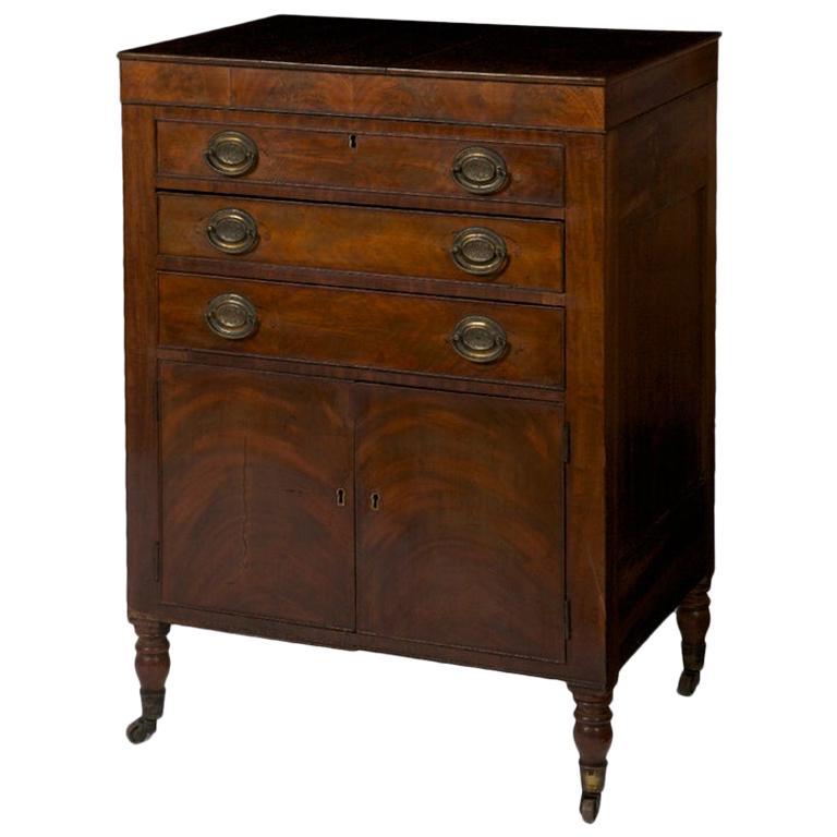 George III Mahogany Dressing Table