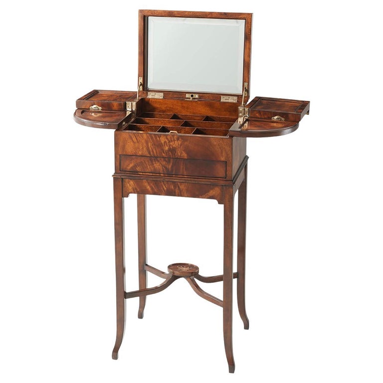 George III Mahogany Dressing Table For Sale