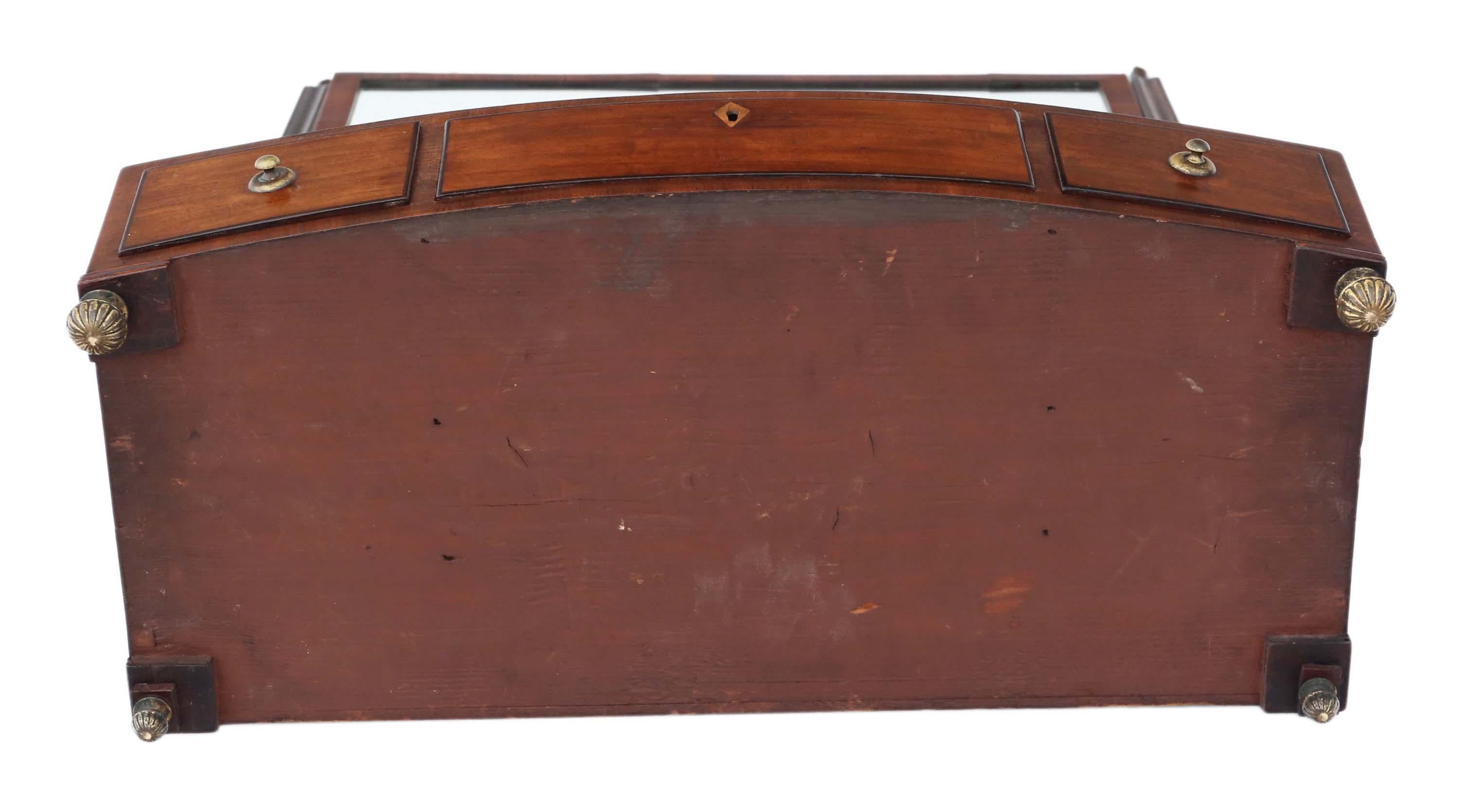 Miroir à balancier de la coiffeuse en acajou de George III, vers 1810 1