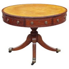 George III Mahogany Drum Rent Table