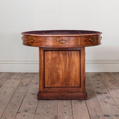 George III Mahogany Drum Table
