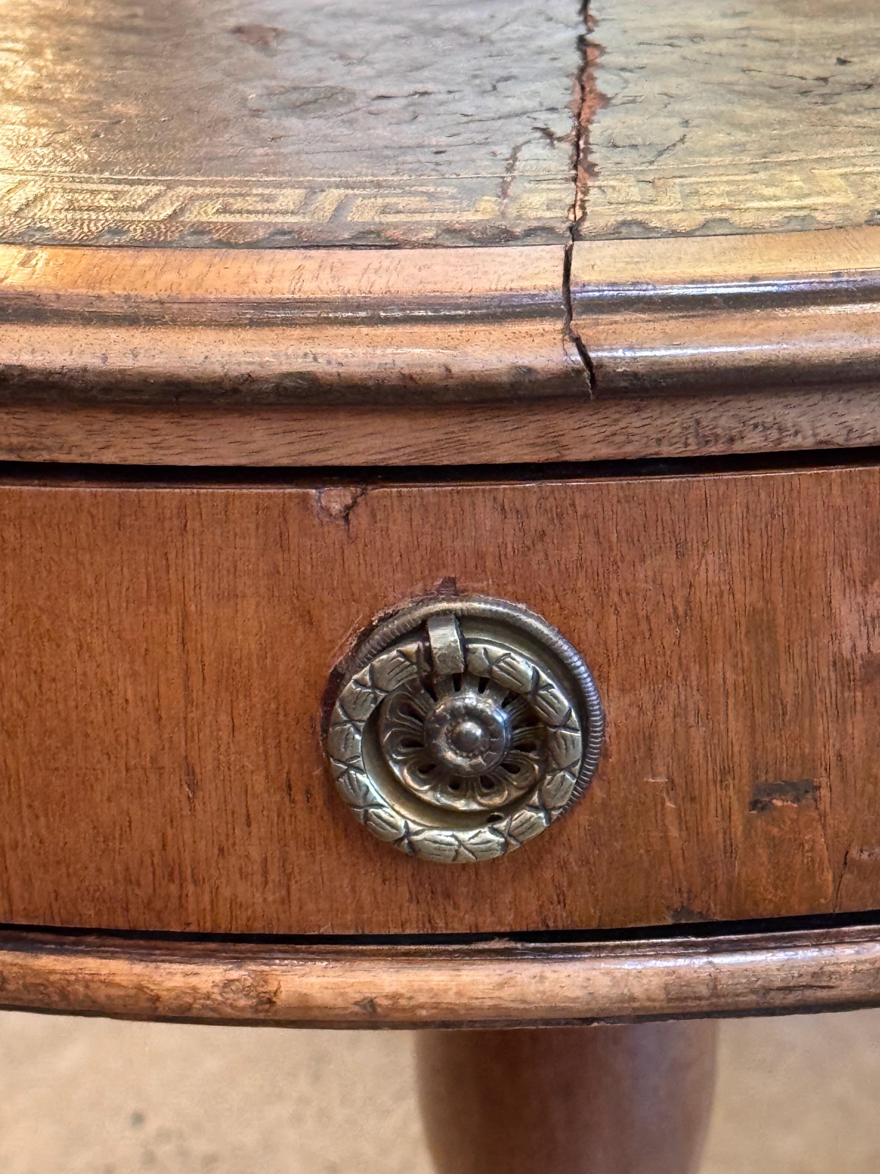 George III Mahogany Drum Table 3