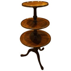George III Mahogany Dumb Waiter