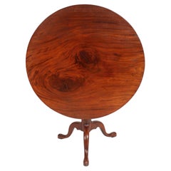 George III Mahogany tilt top table