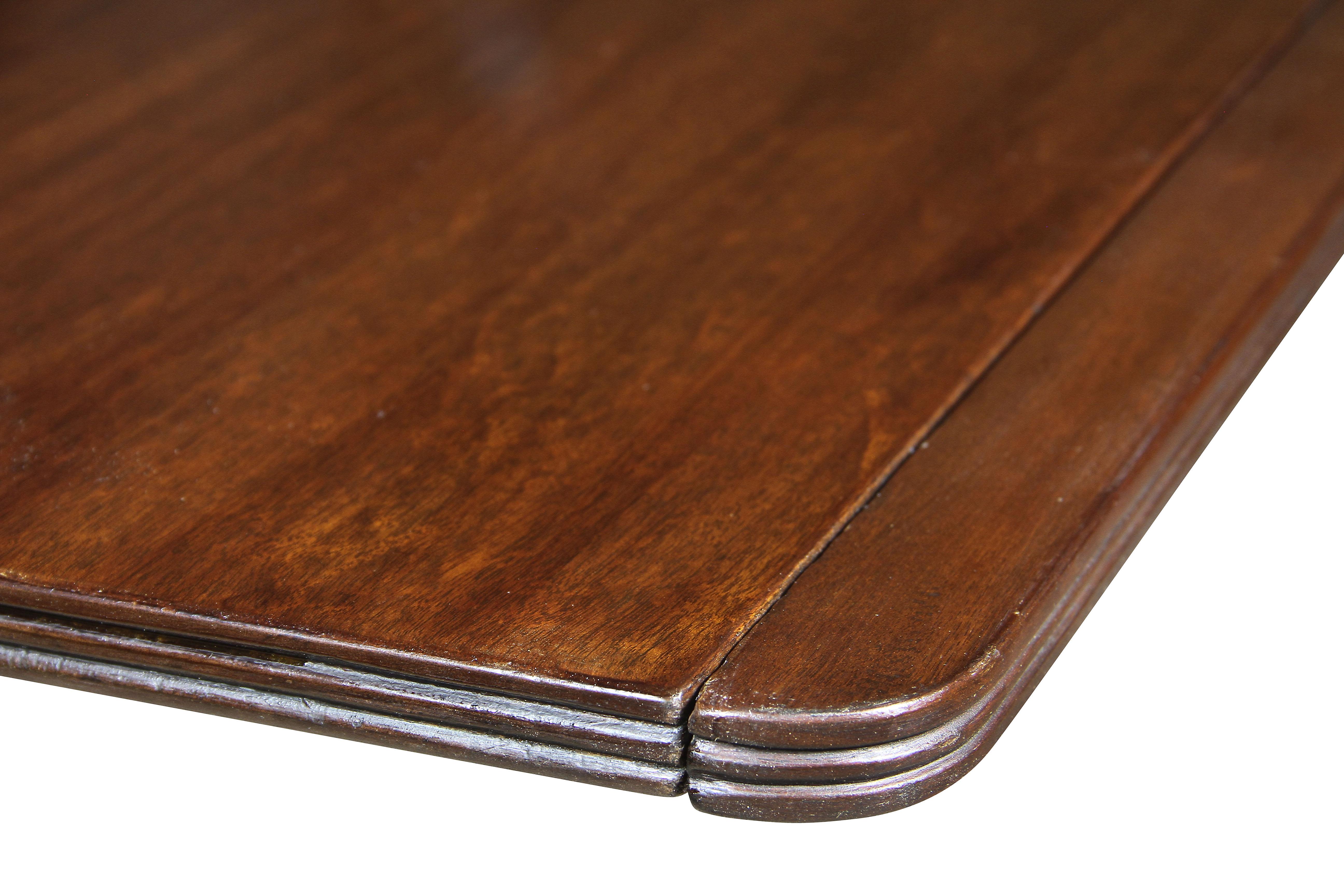 George III Mahogany Four Pedestal Dining Table 7