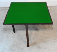 George III Mahogany Games Table Card 1880