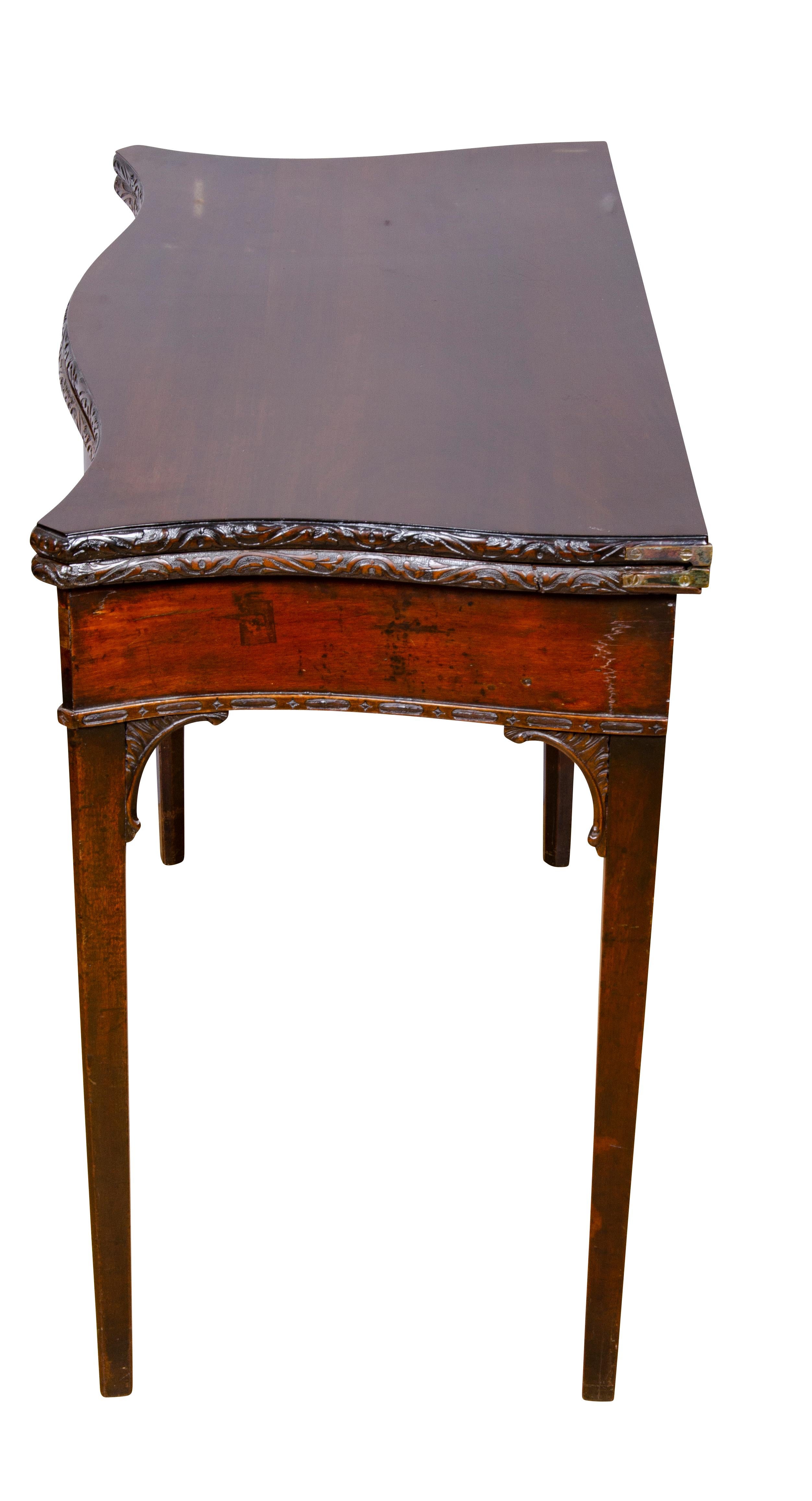George III Mahogany Games Table For Sale 5