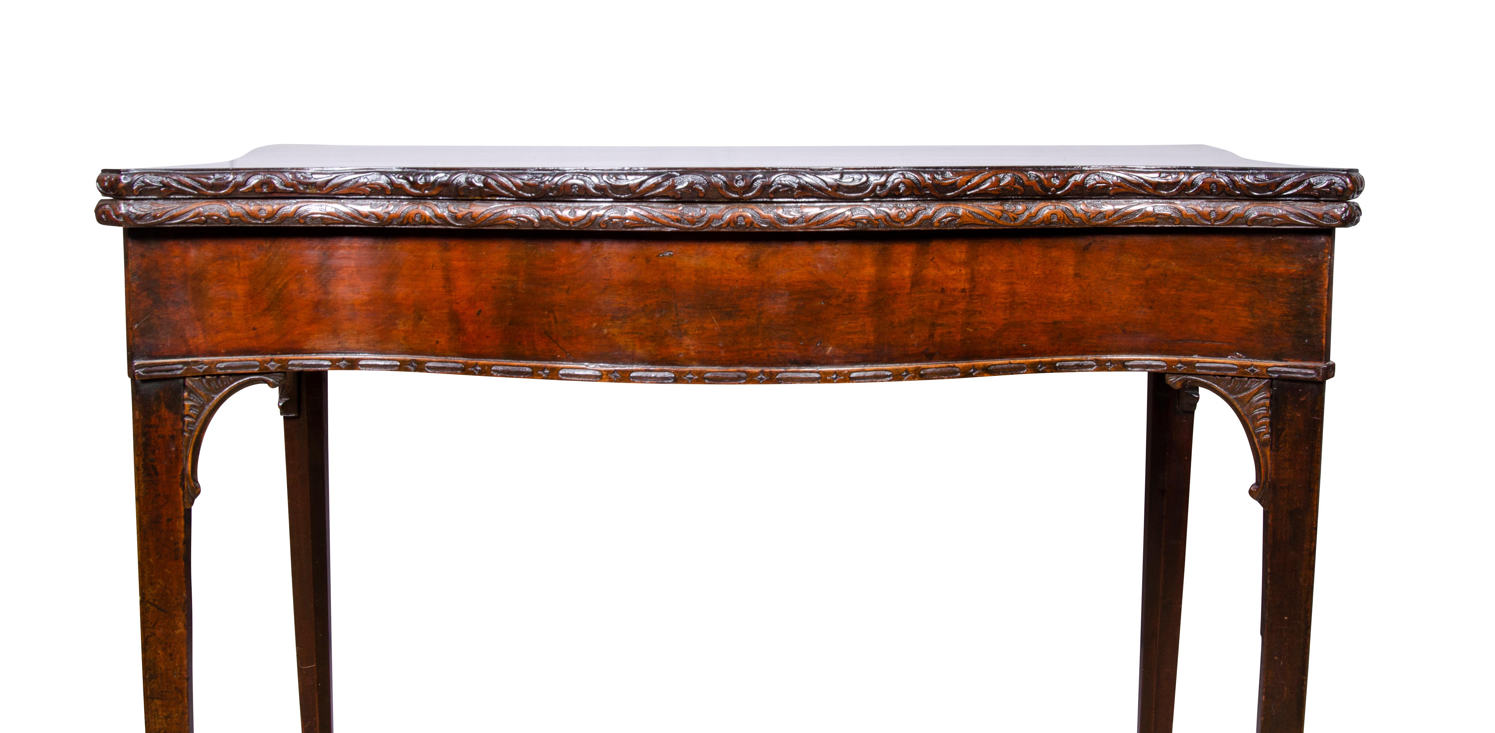George III Mahogany Games Table For Sale 7
