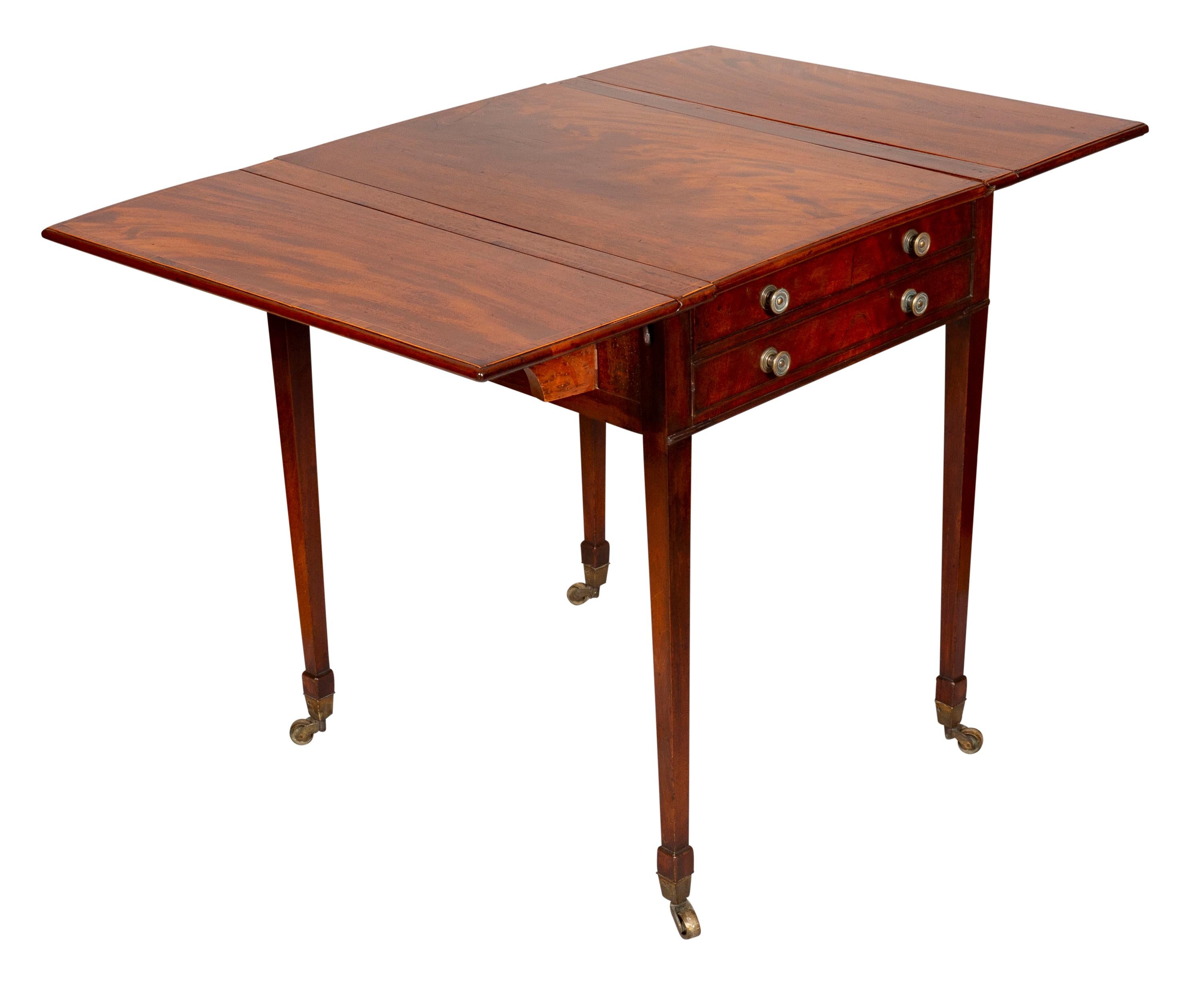 George III Mahogany Games Table For Sale 7