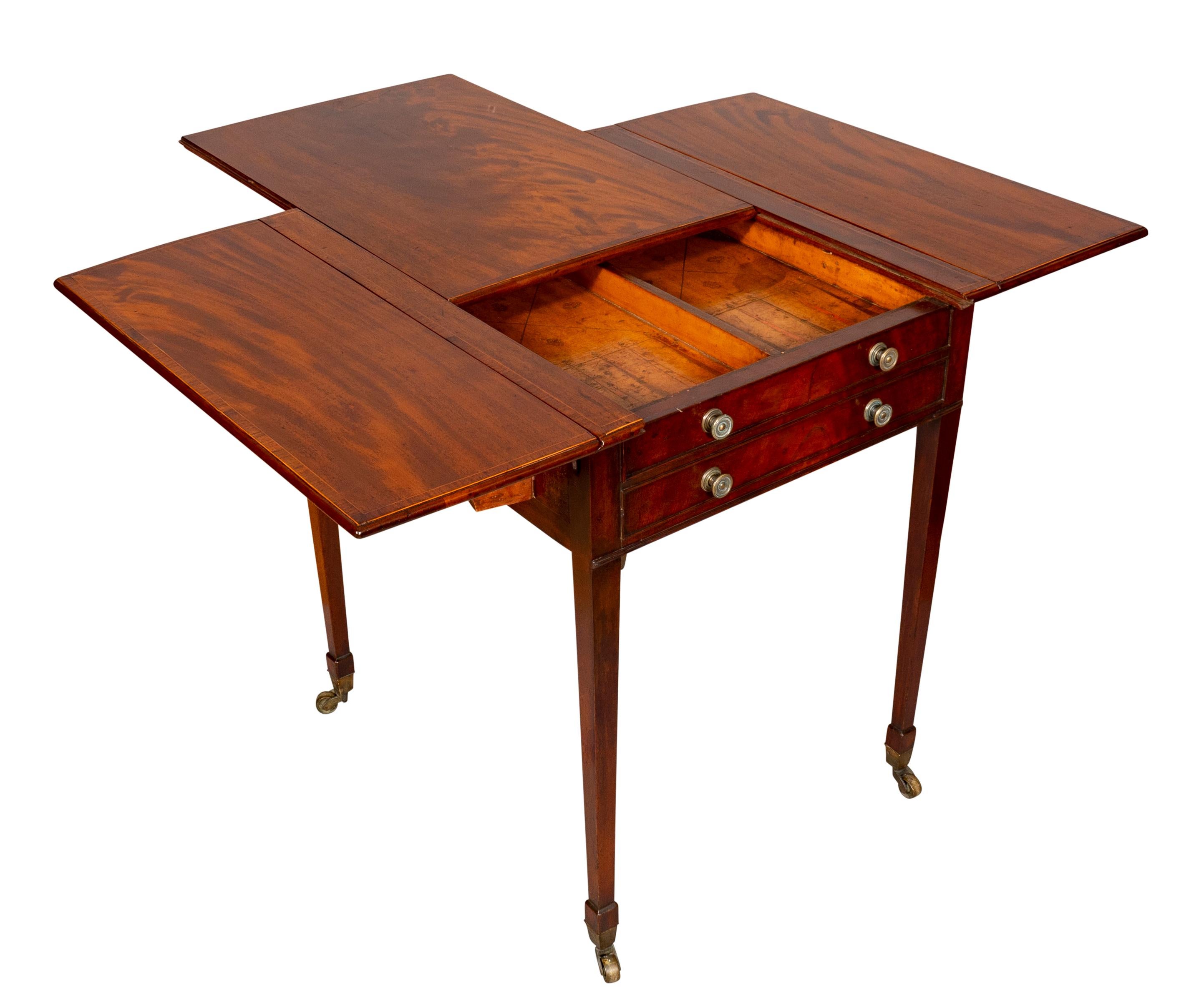 George III Mahogany Games Table For Sale 9