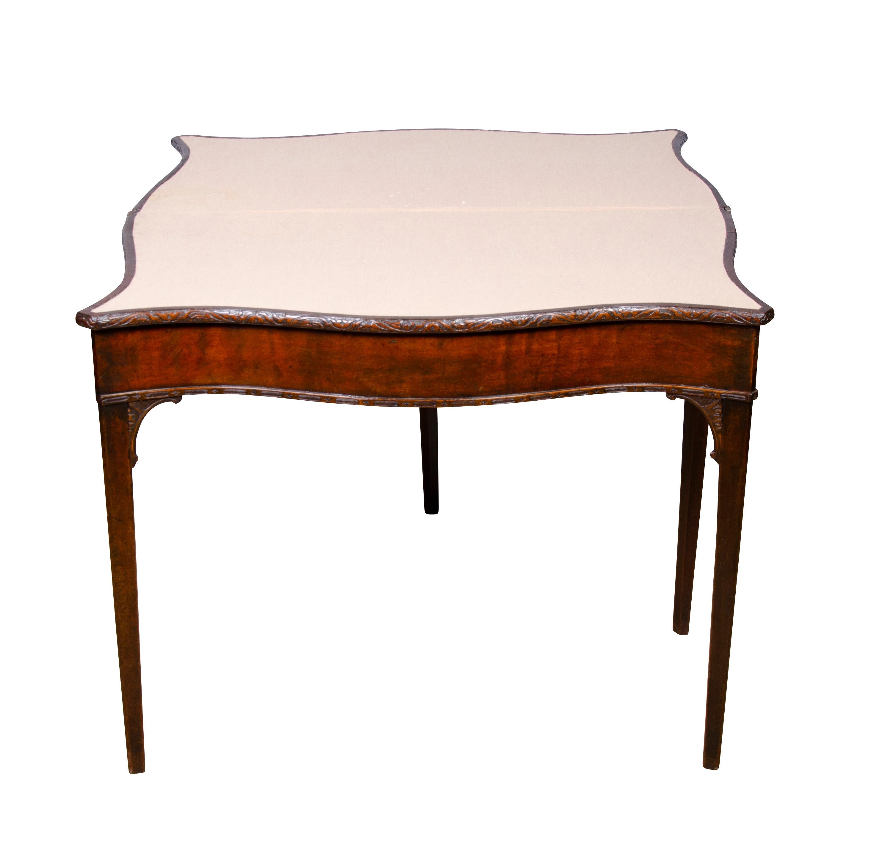George III Mahogany Games Table For Sale 10
