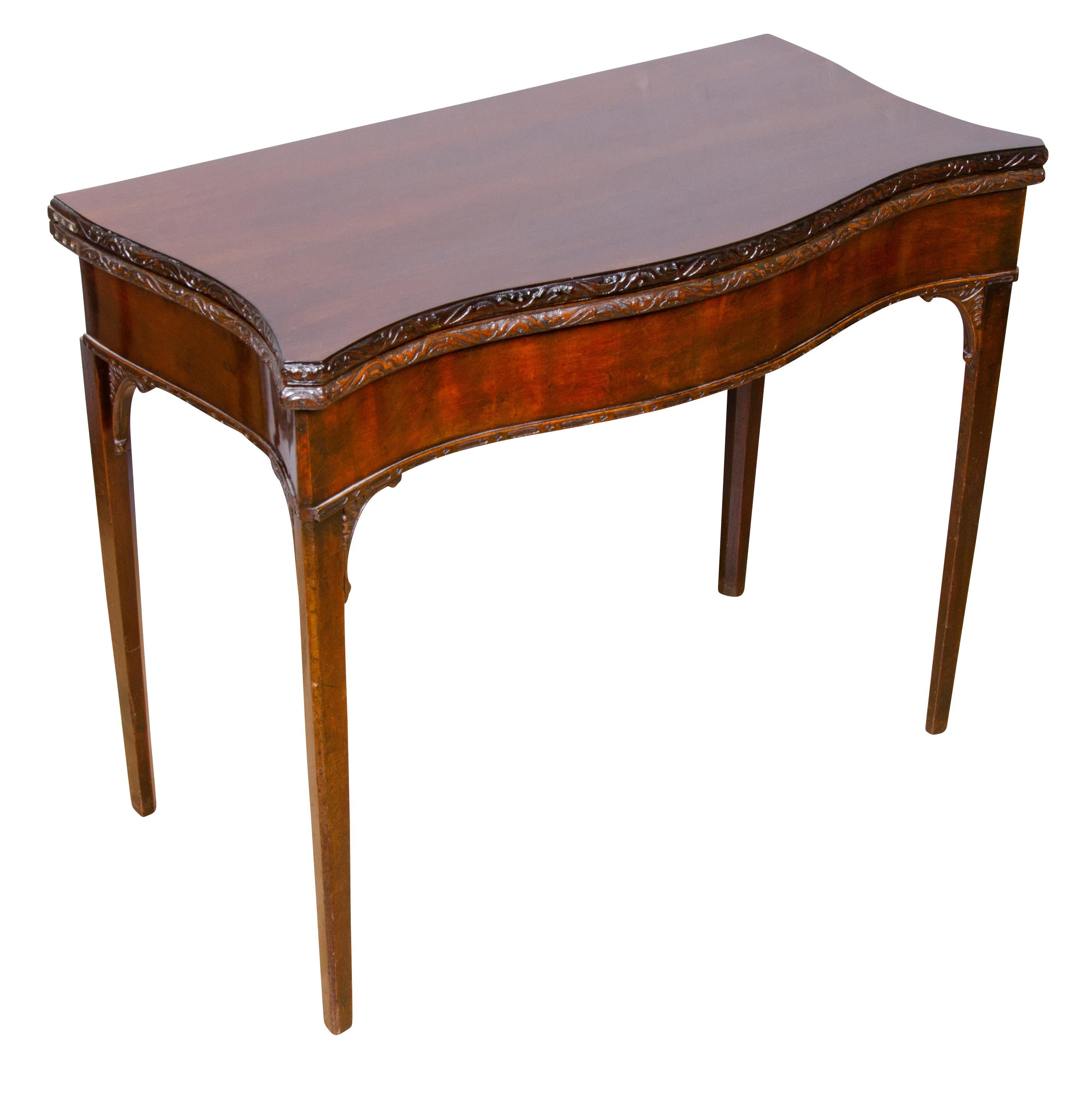 George III Mahogany Games Table For Sale 11