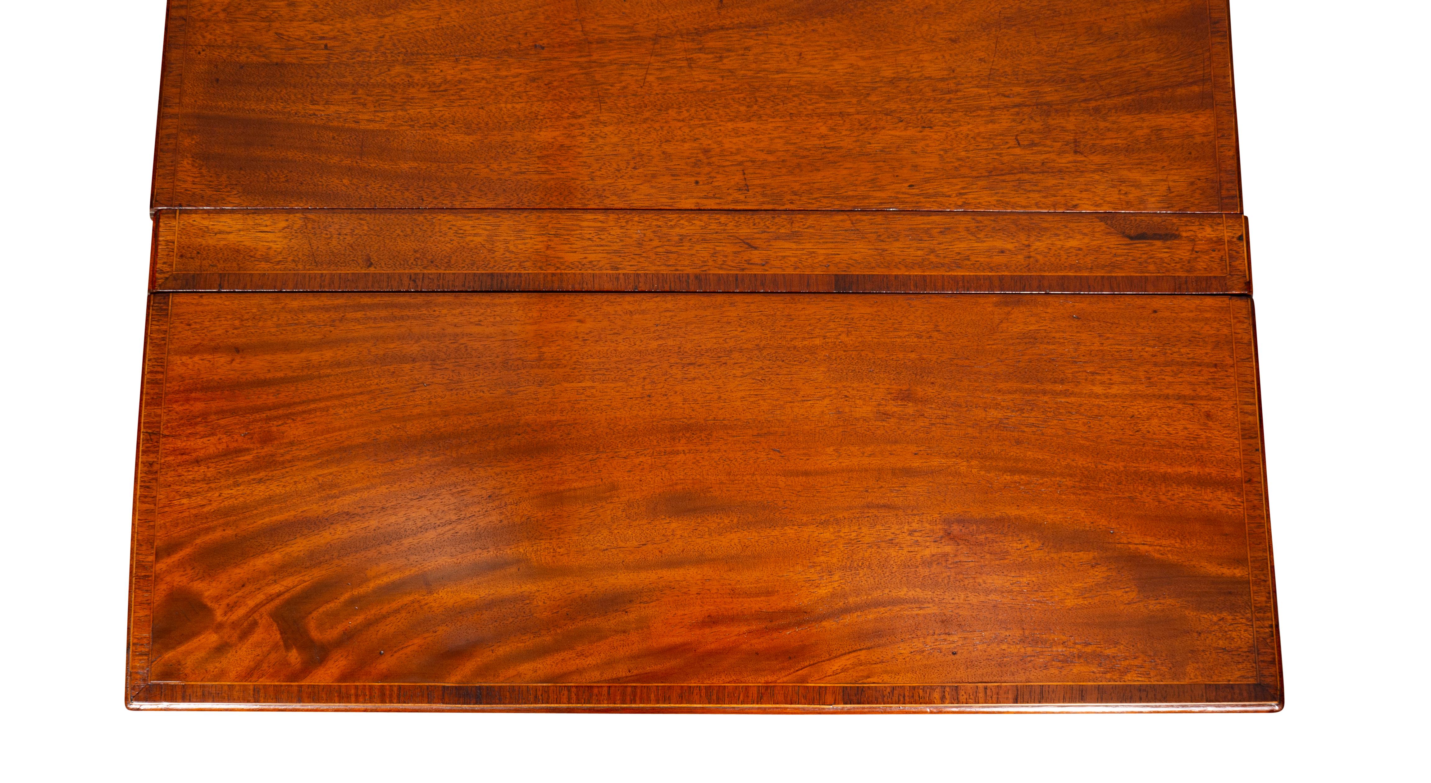 George III Mahogany Games Table For Sale 11