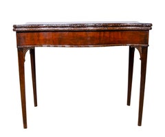 George III Mahogany Games Table