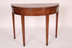 George III Mahogany Games Table