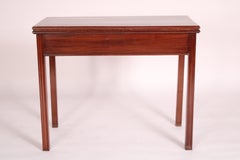 George III Mahogany Games Table