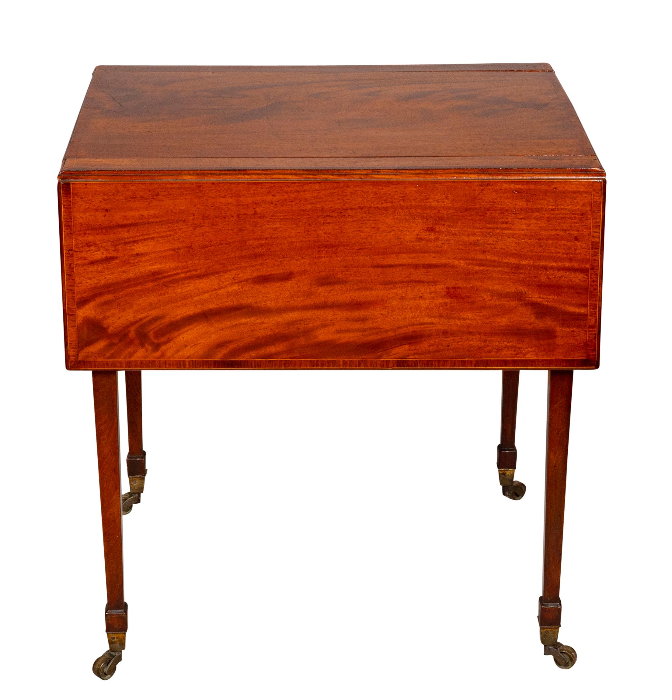 English George III Mahogany Games Table For Sale