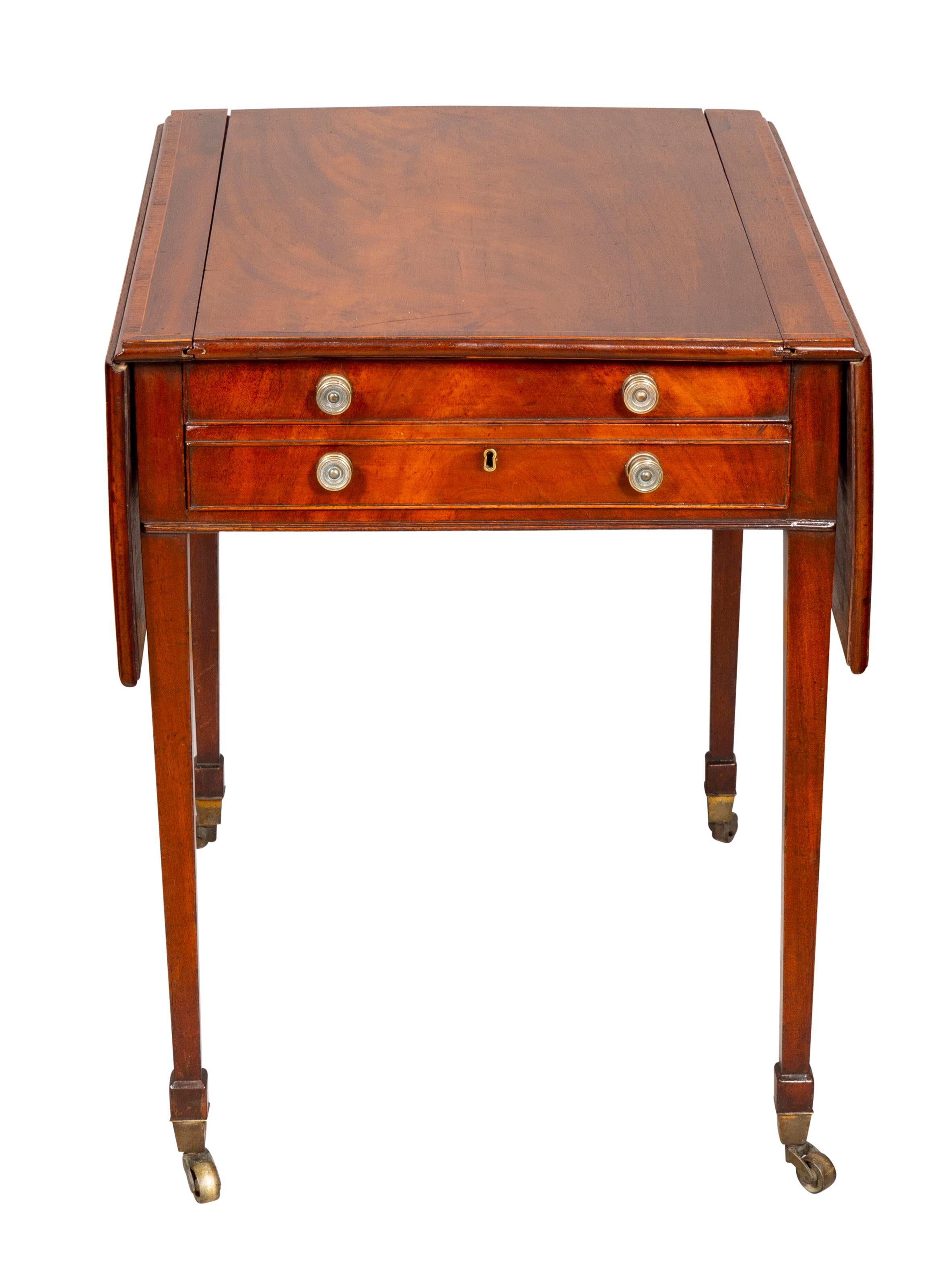 George III Mahogany Games Table For Sale 1