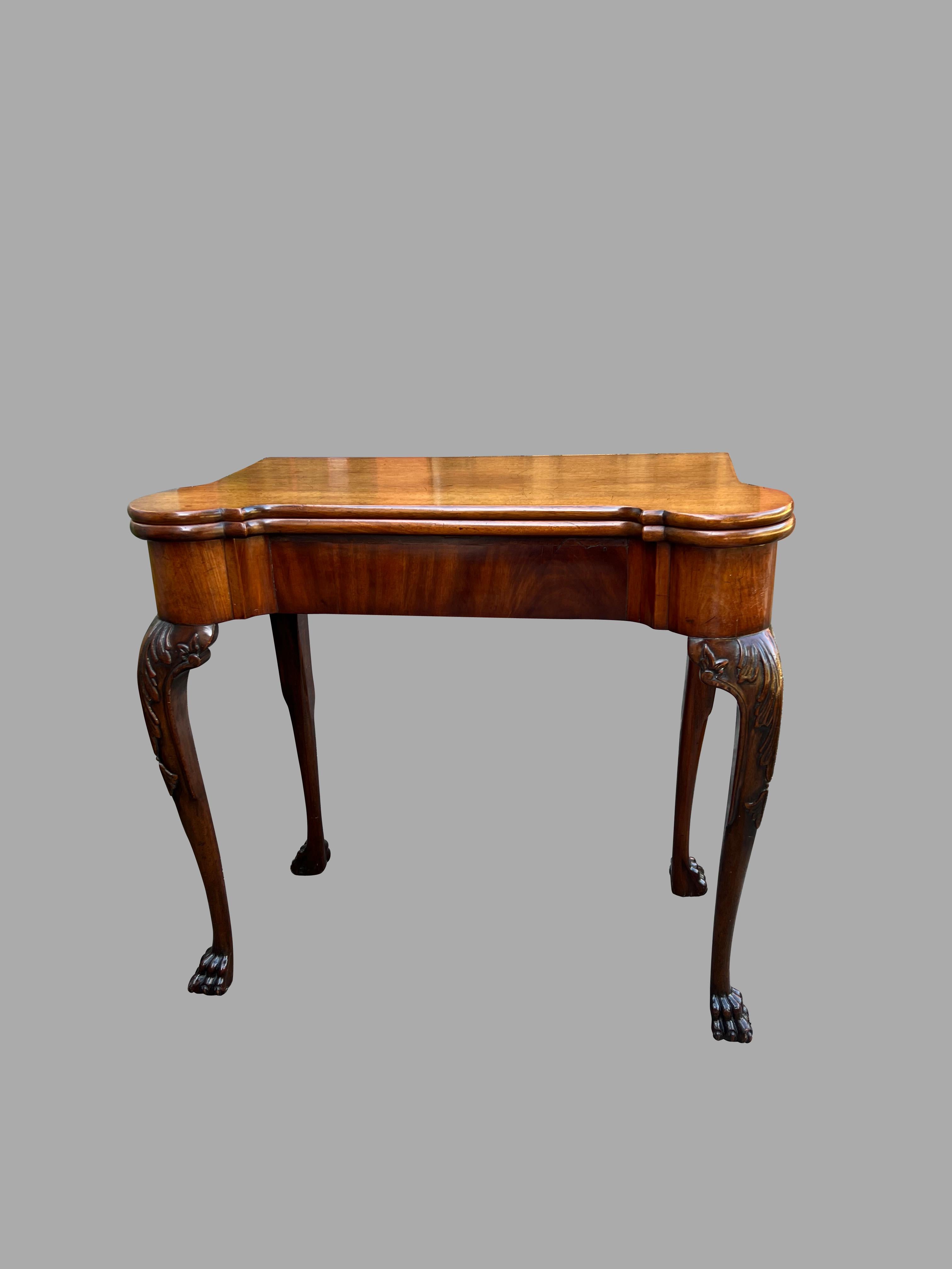George III Mahogany Games Table For Sale 1