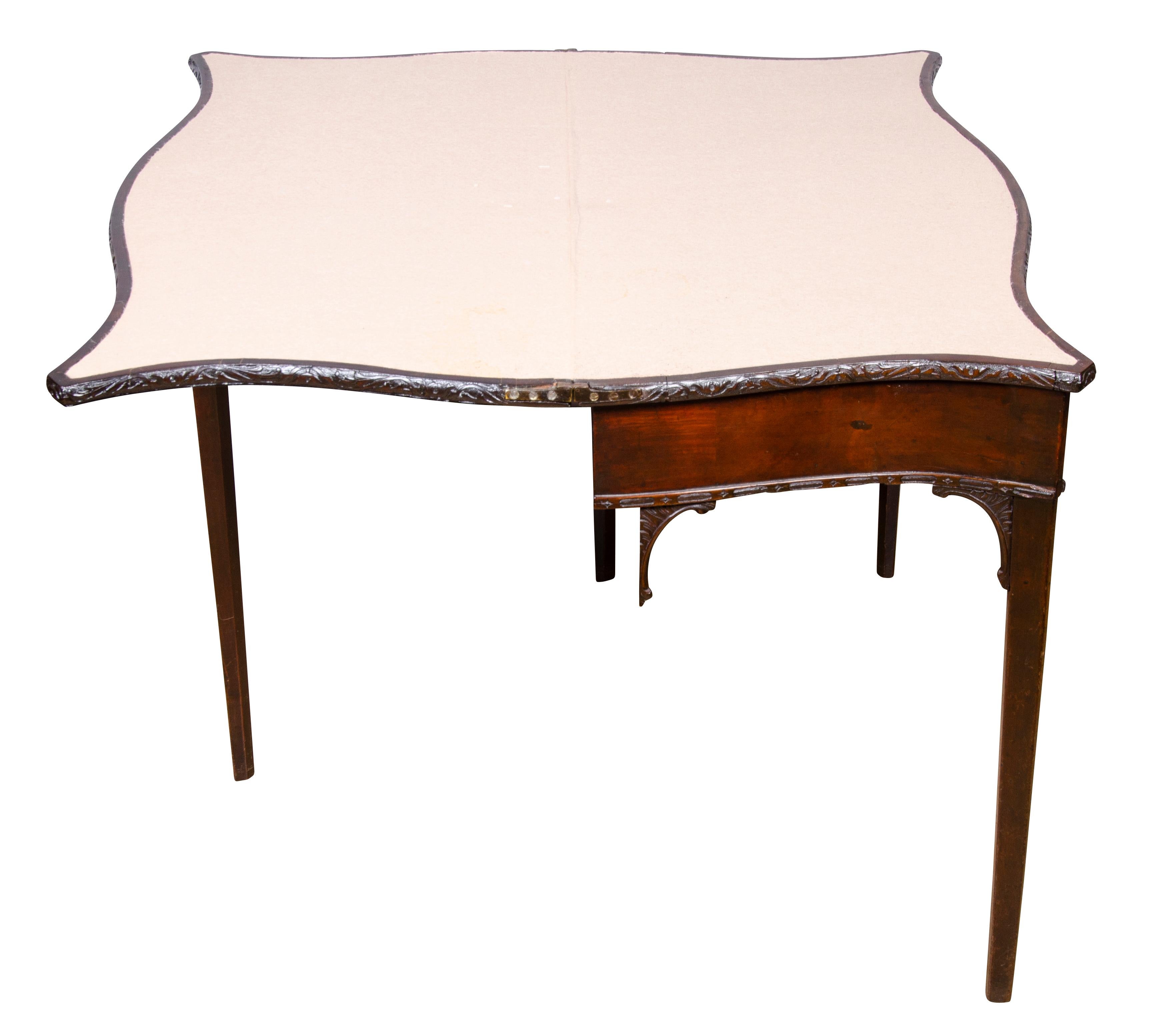 George III Mahogany Games Table For Sale 2