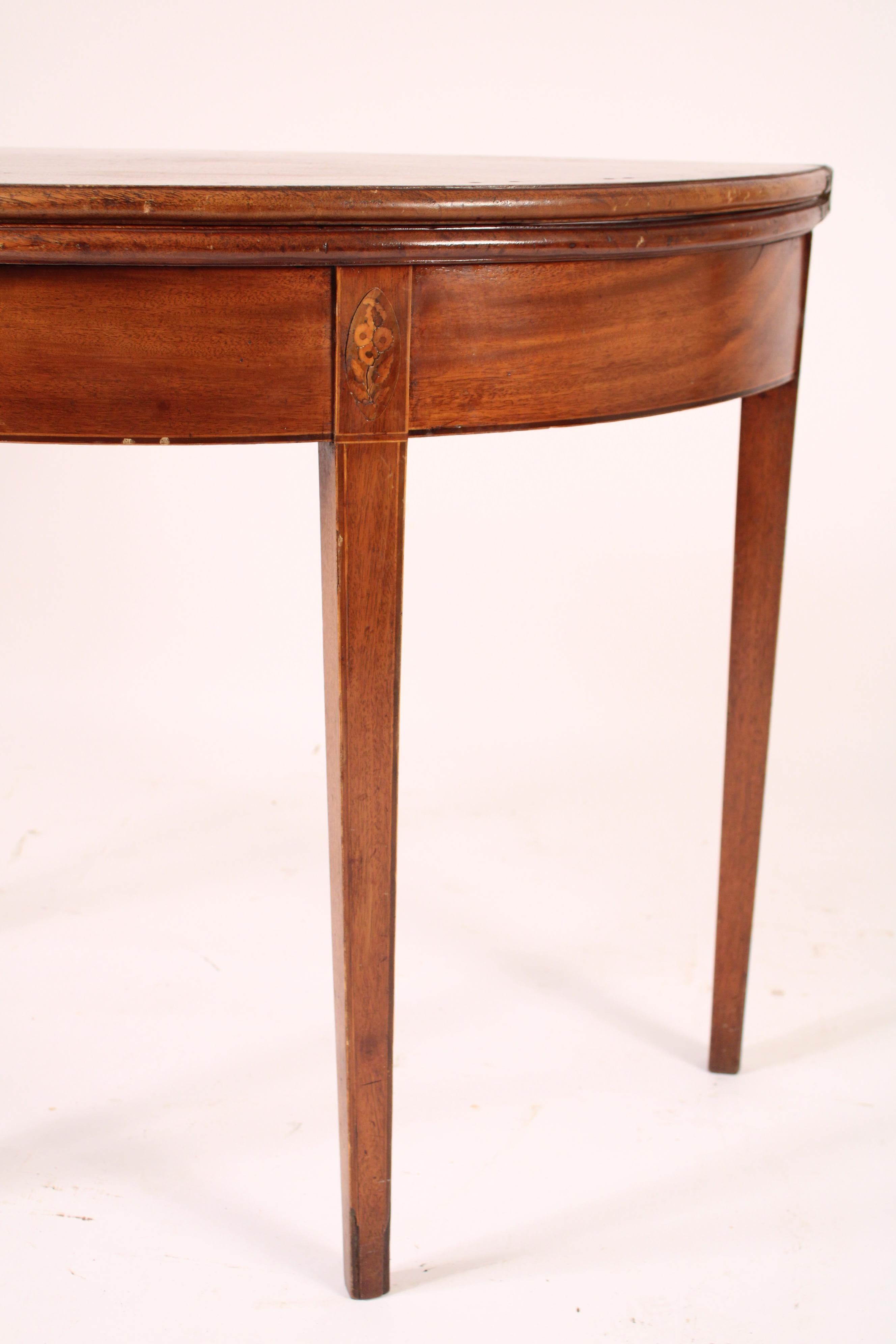 George III Mahogany Games Table For Sale 2