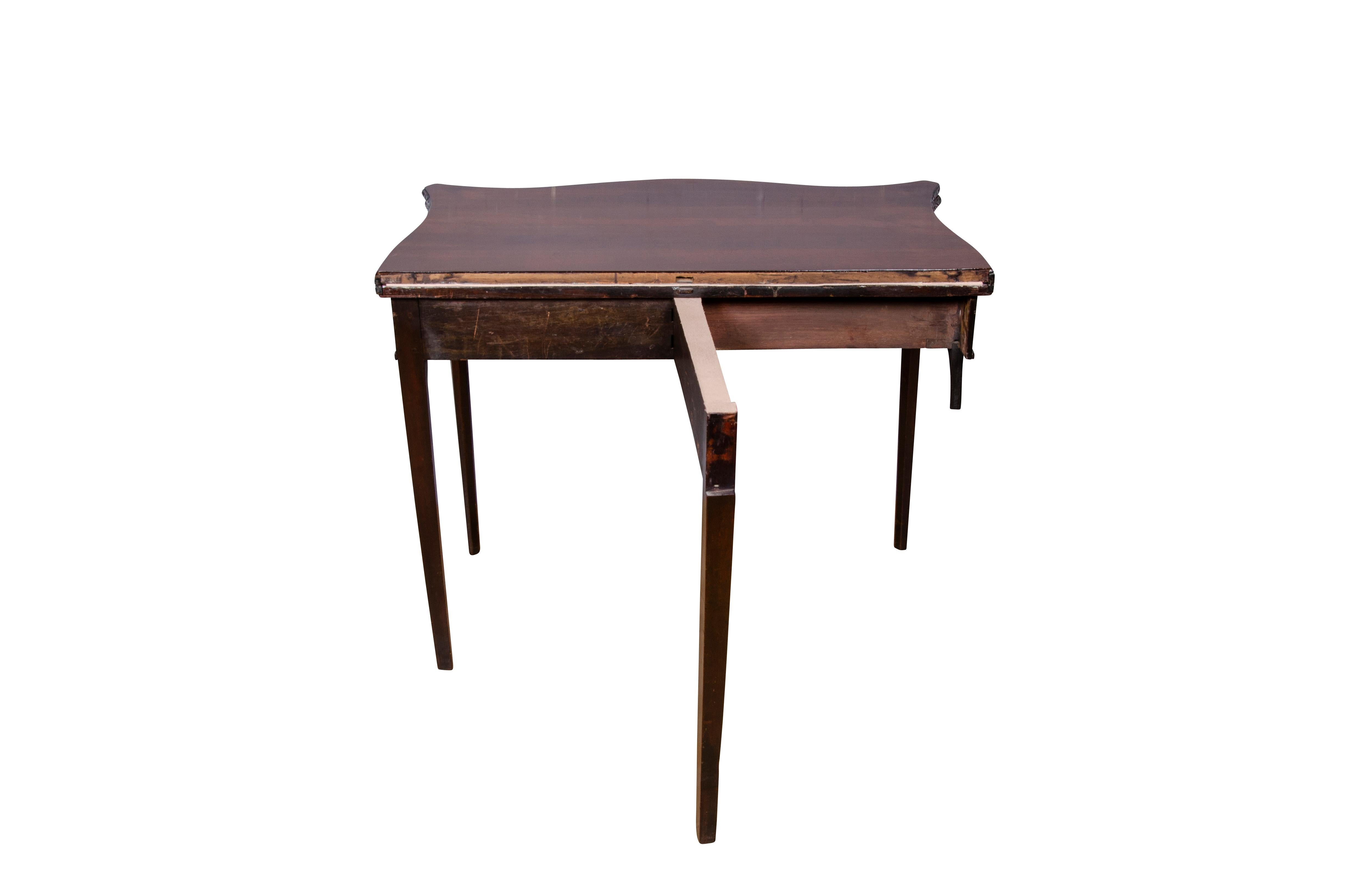 George III Mahogany Games Table For Sale 3