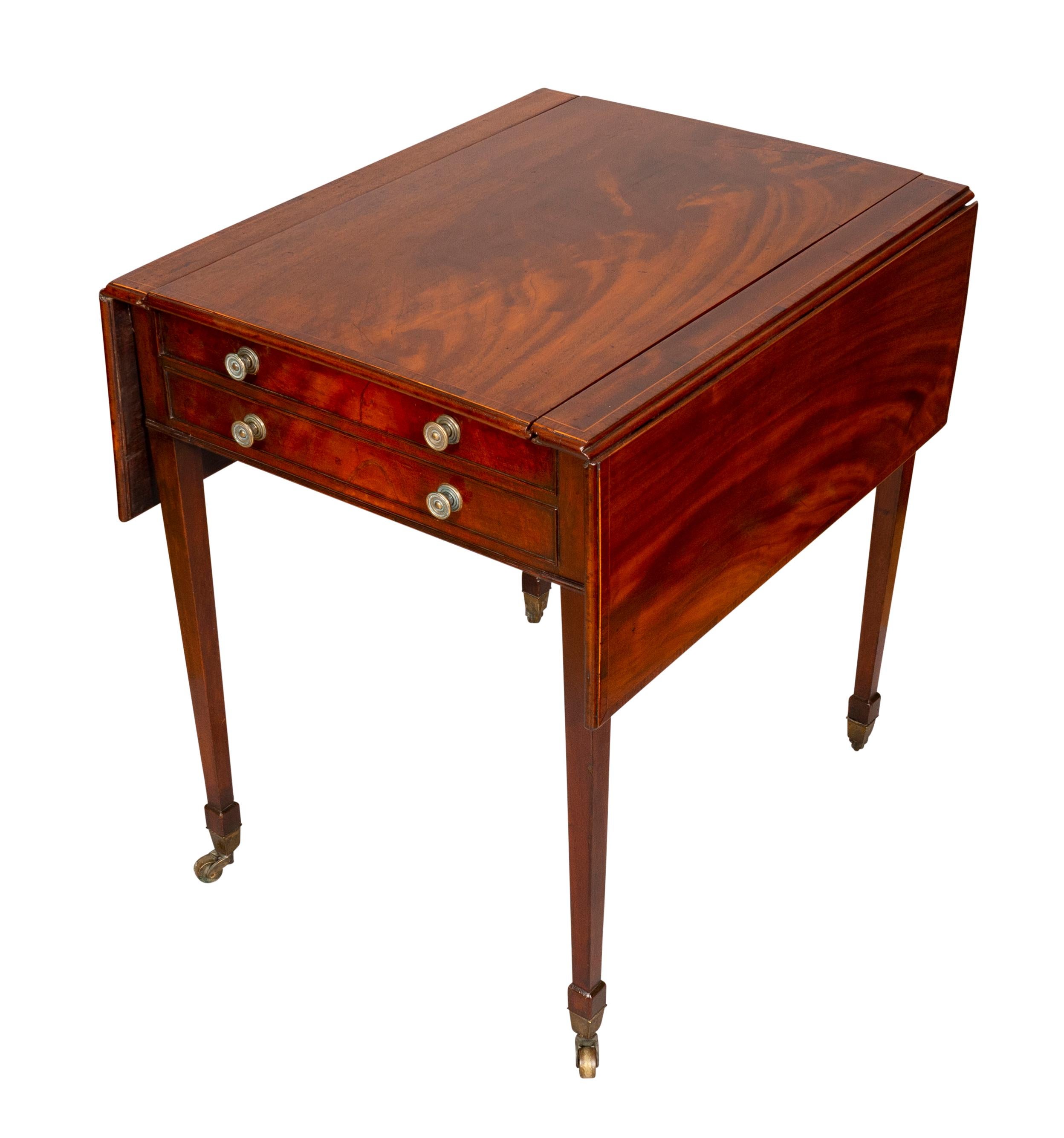 George III Mahogany Games Table For Sale 4