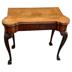 Antique George III Mahogany Games Table