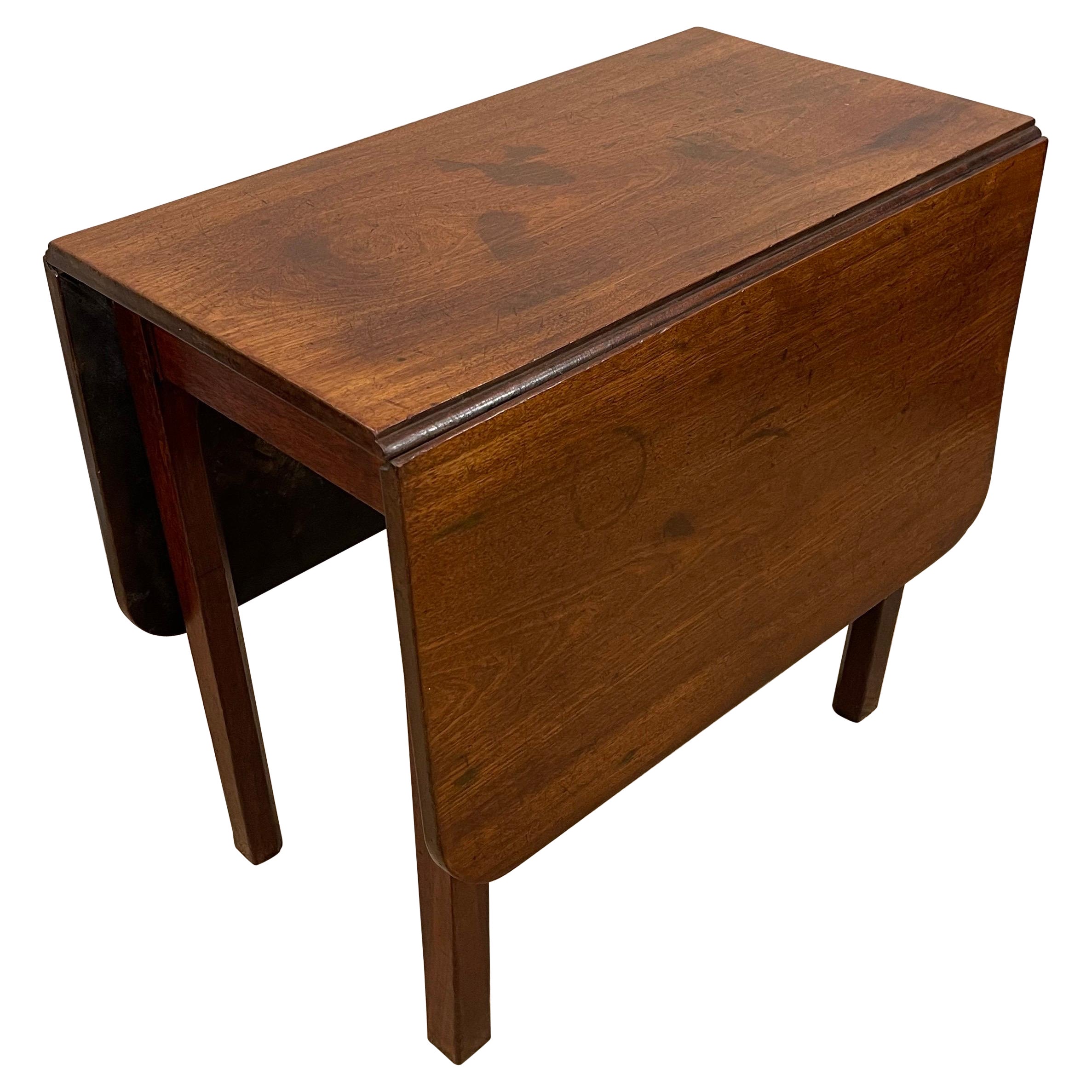 George III Mahogany Gate Leg Drop Leaf Table