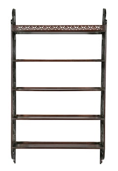 George III Mahogany Hanging Shelf