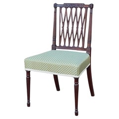 George III Mahogany Hepplewhite Dining/Desk Chair