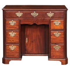 George III Mahogany Kneehole Desk