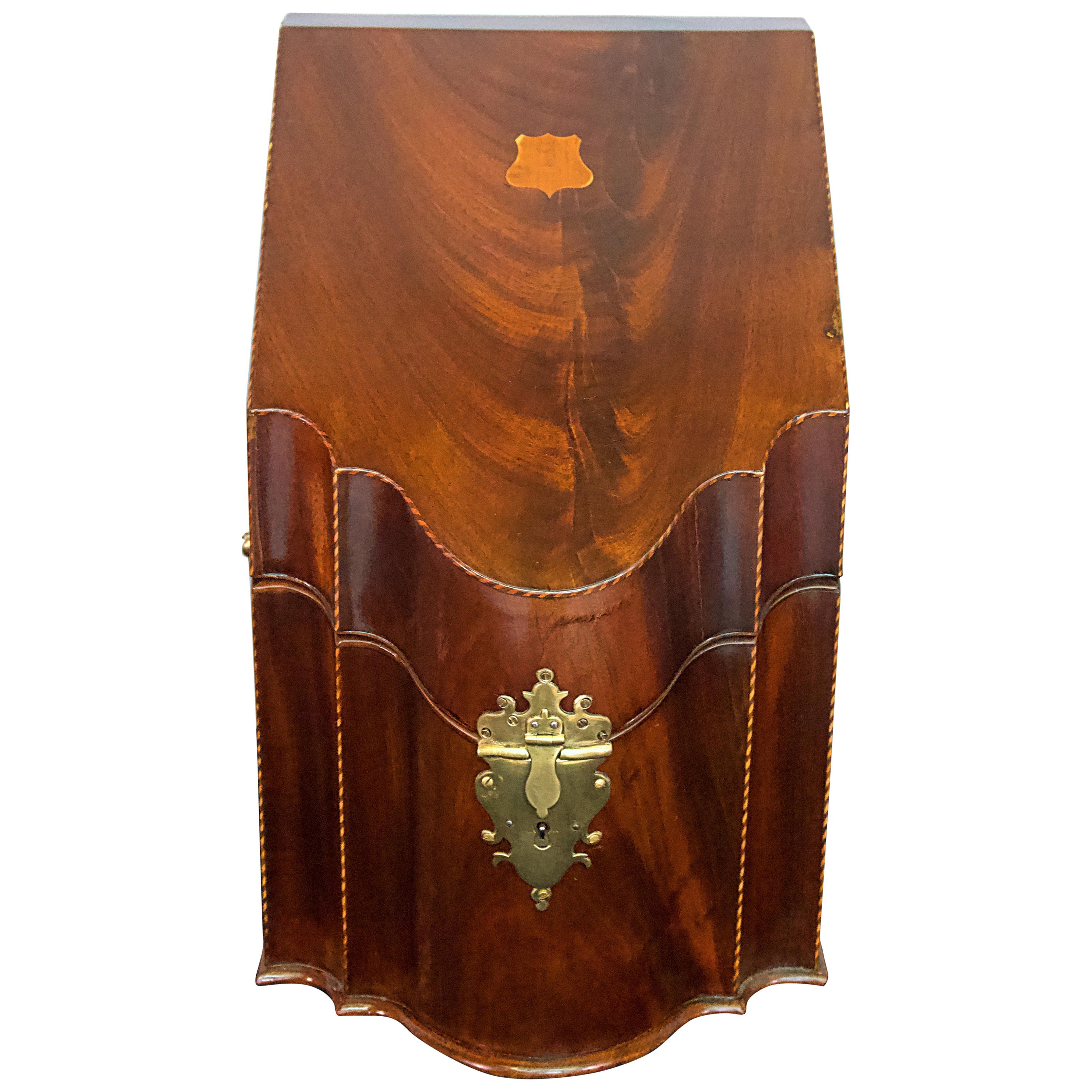 Caja de cuchillos de caoba , Jorge III