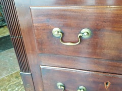 George III Mahogany Lancashire Mule Chest