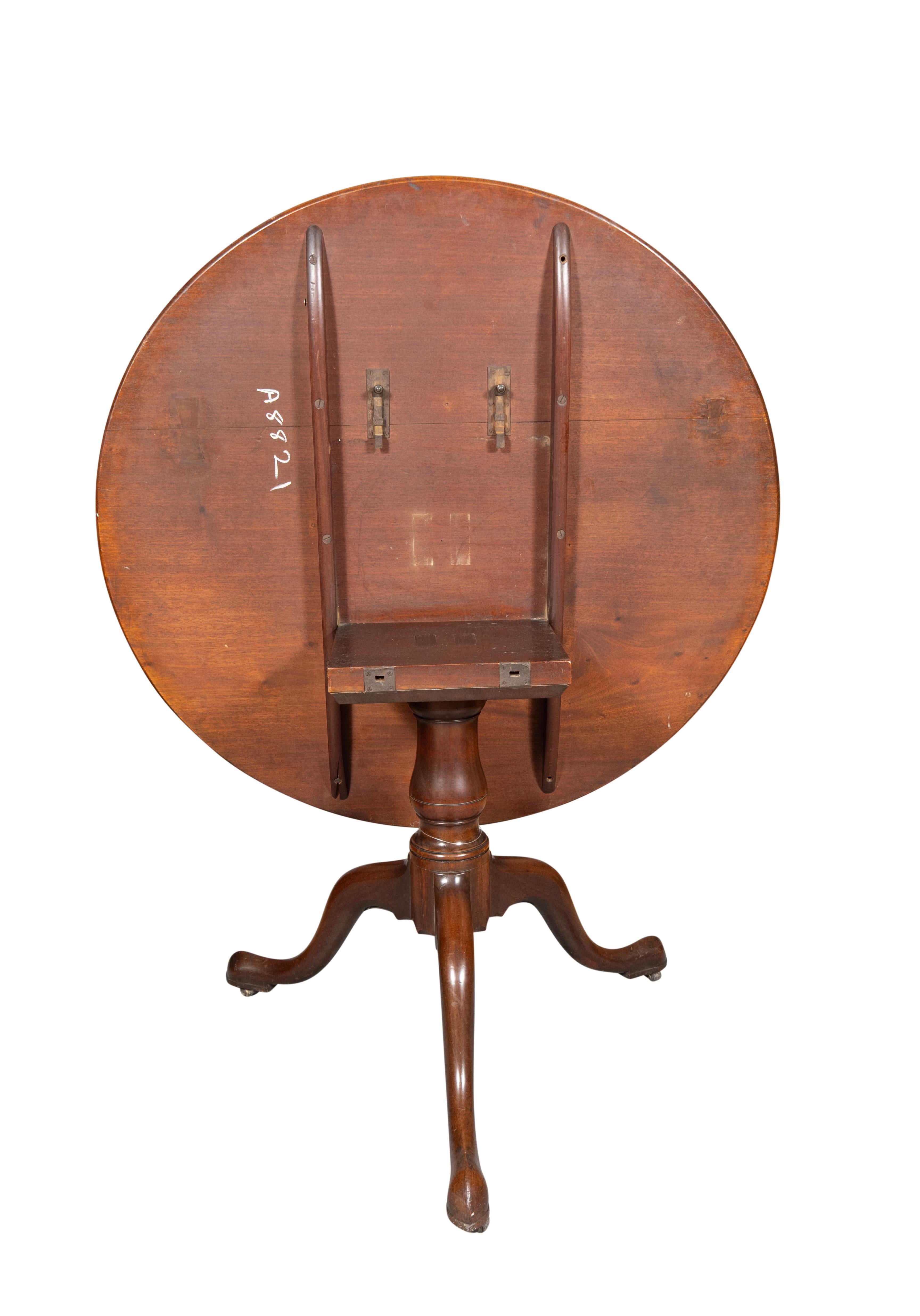 George III Mahagoni Lederplatte Spieltisch (Englisch) im Angebot