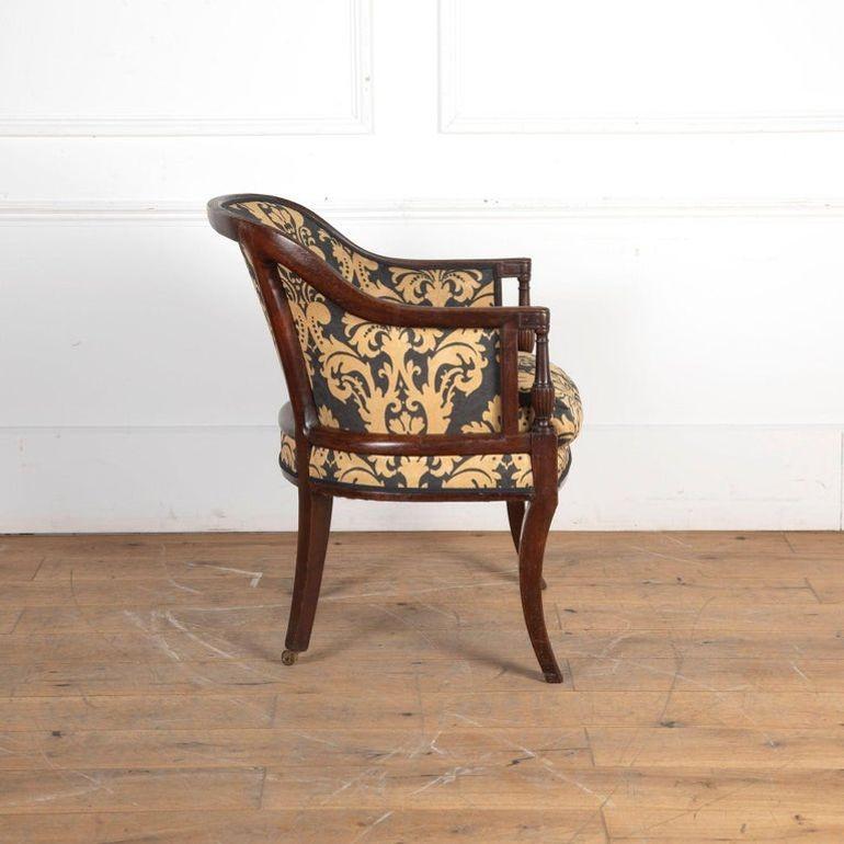Georgien Chaise de bibliothèque en acajou George III en vente