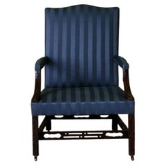 George III Mahogany Library Chair