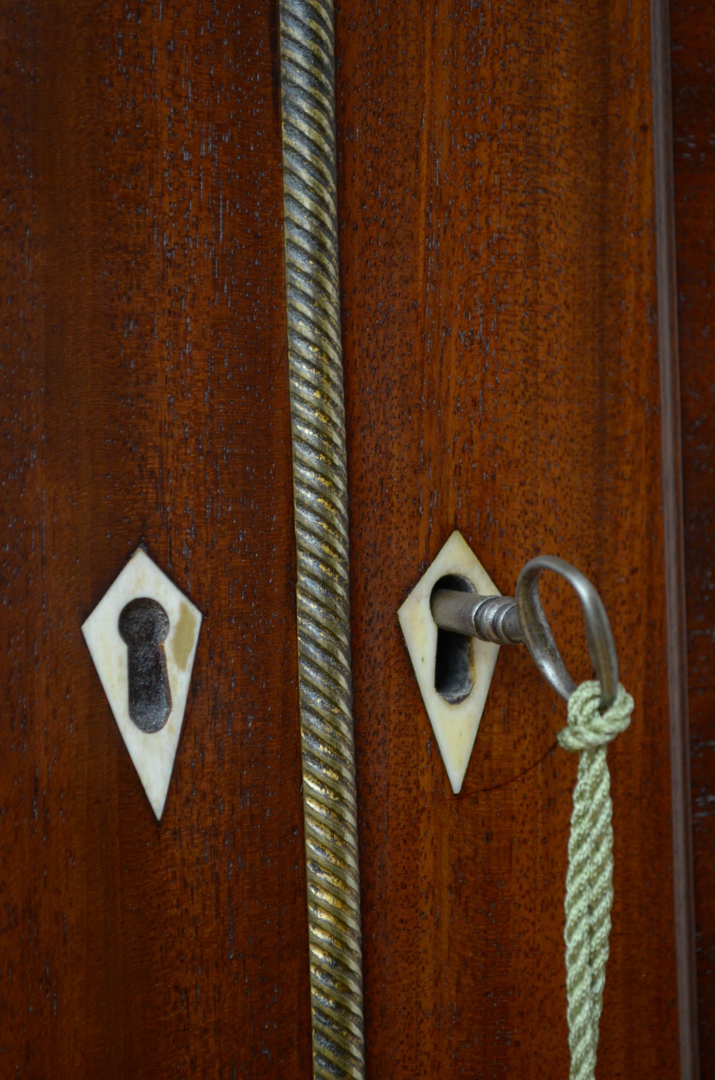 Early 19th Century George III Mahogany Linen Press