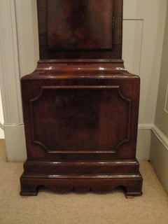Antique George III Mahogany Longcase Clock by Samuel Hunter of Islington London