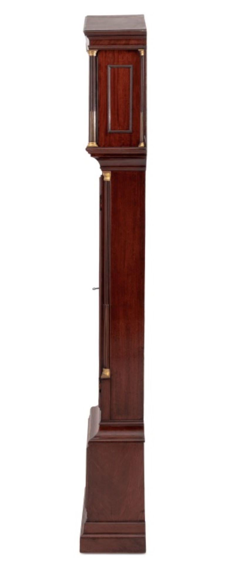 18th Century and Earlier George III Mahogany Longcase Clock by John Allam For Sale