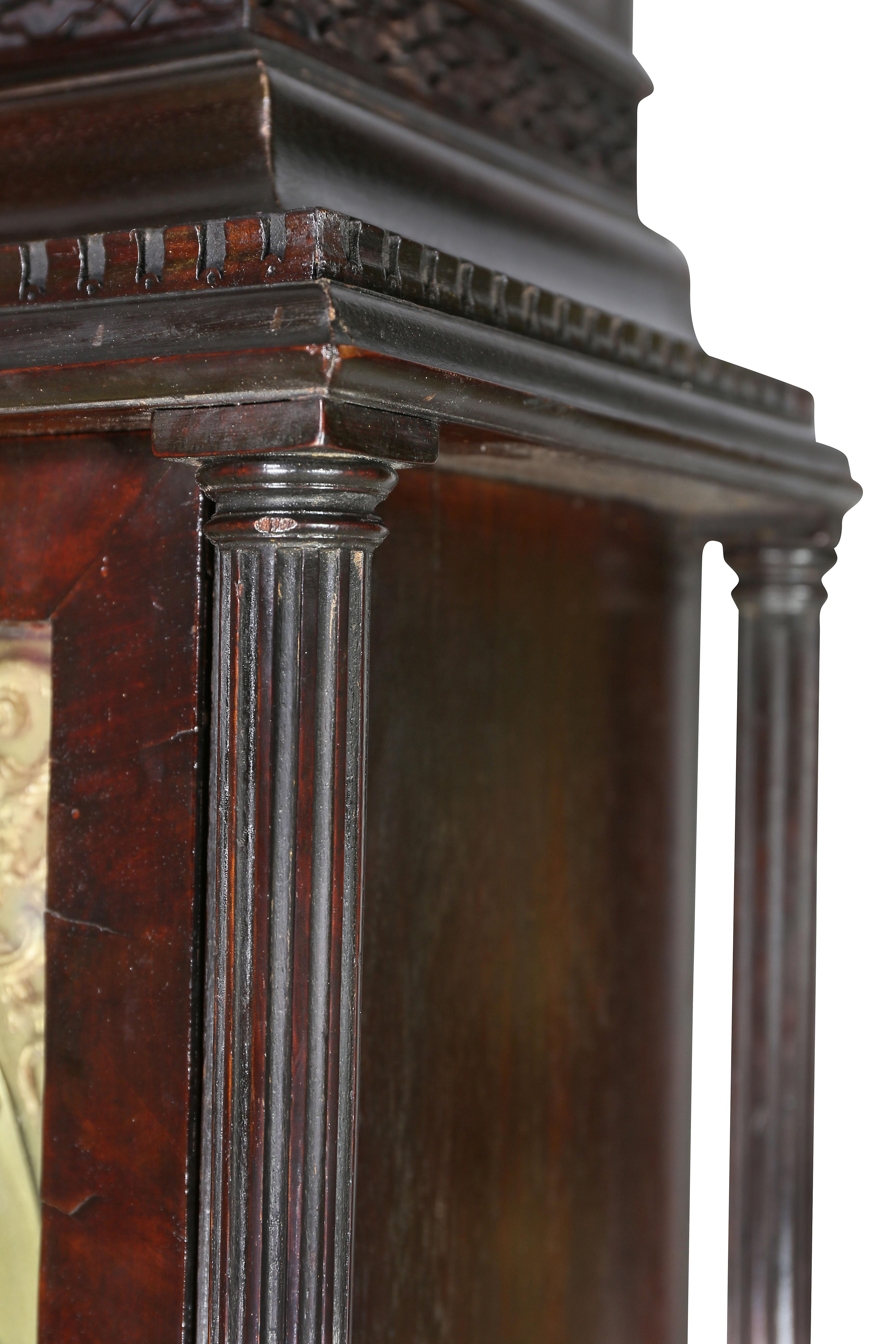George III Mahogany Longcase Clock by William Taylor of Whitehaven, Cumbria For Sale 1