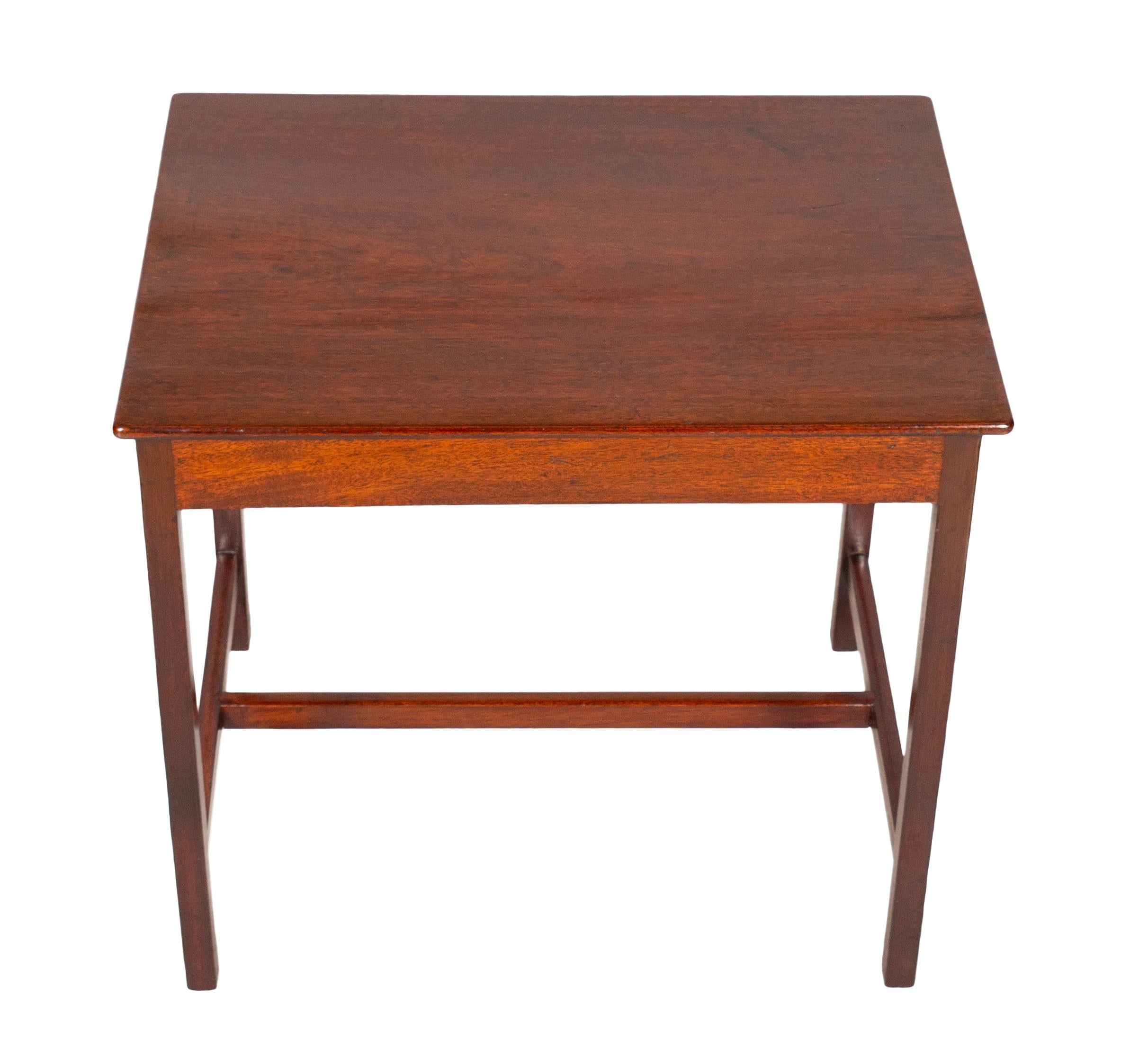 English George III Mahogany Low Table For Sale