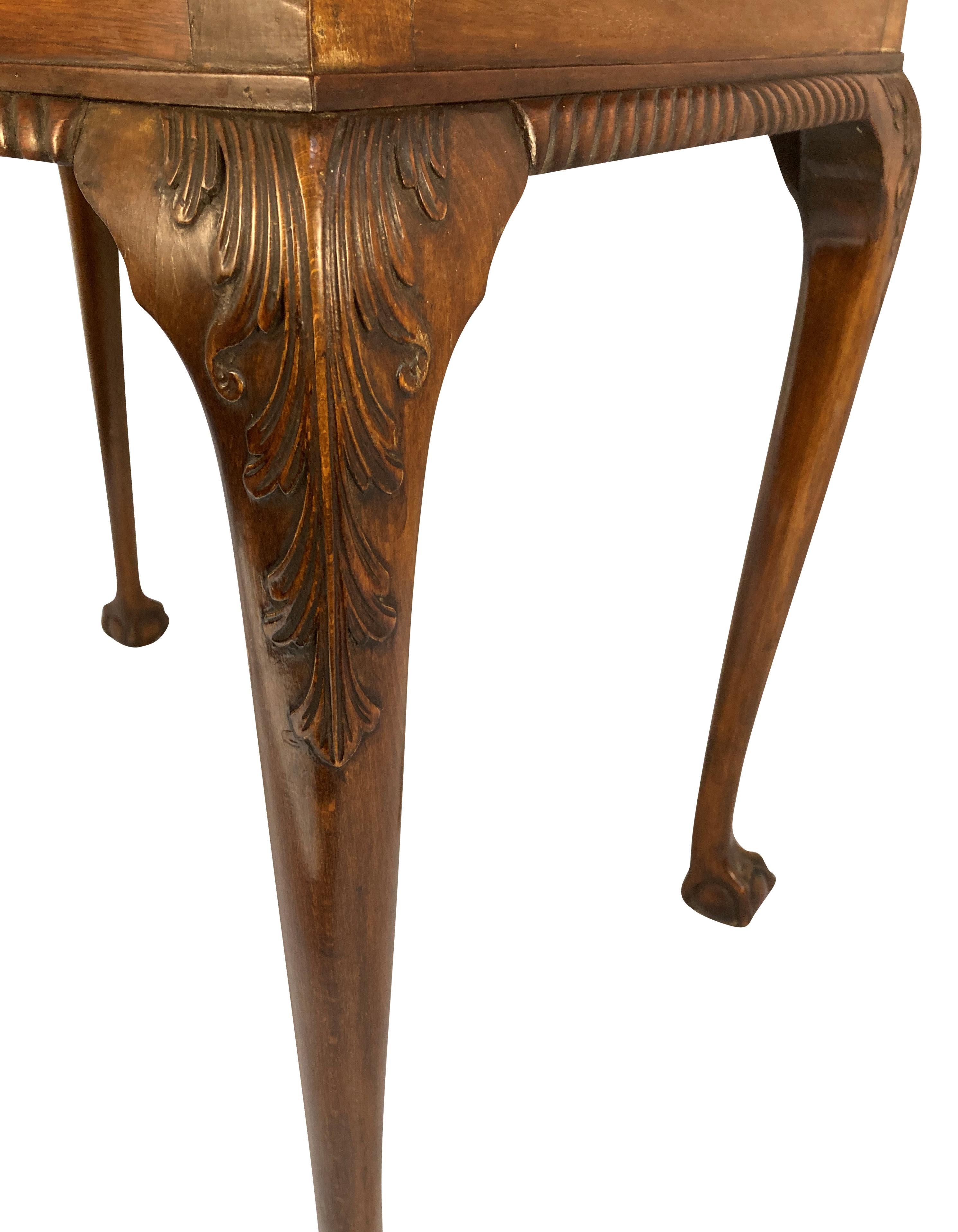 Table d'appoint George III en acajou et marbre en vente 1