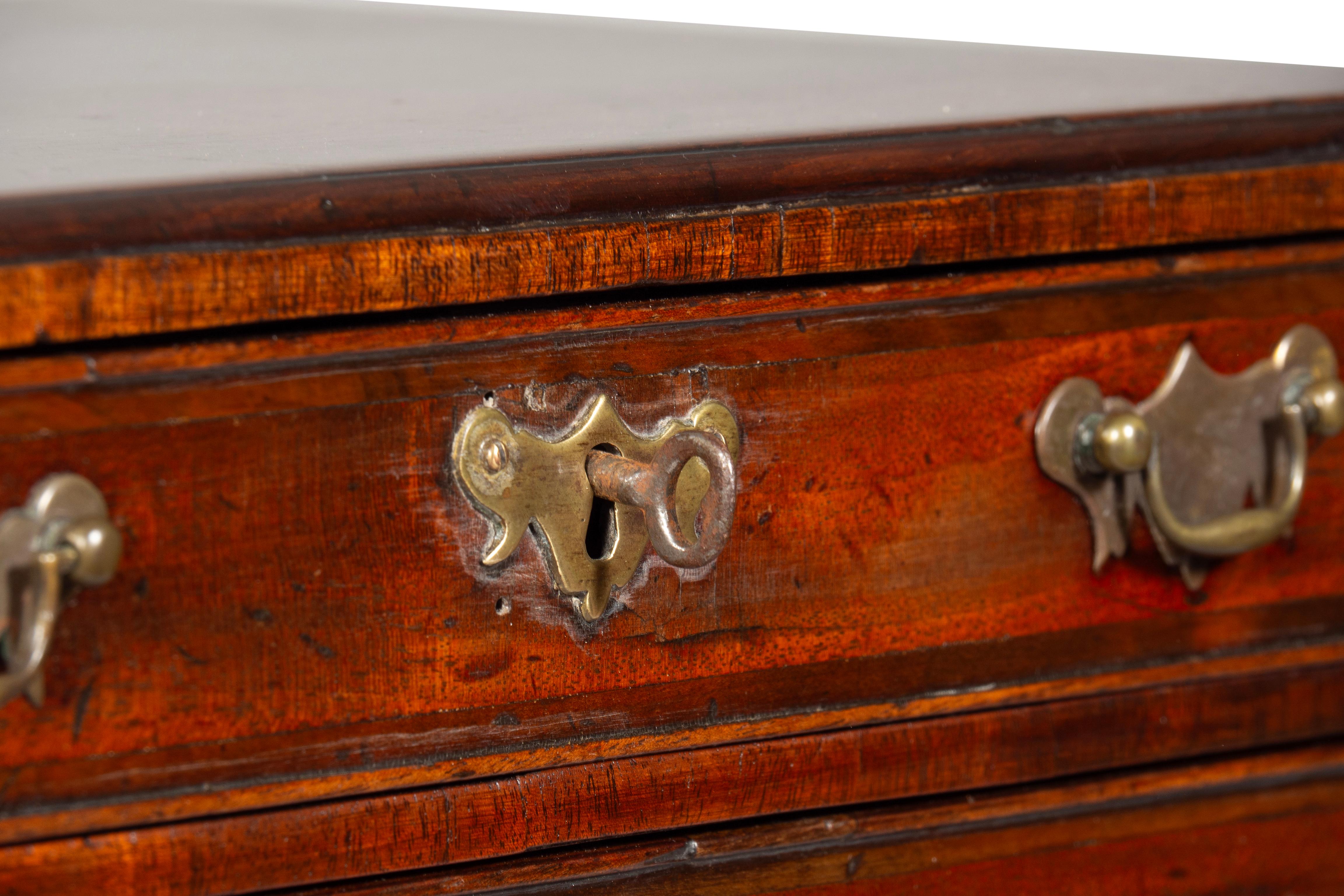 George III Mahogany Miniature Chest Of Drawers For Sale 6