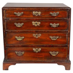 Antique George III Mahogany Miniature Chest Of Drawers