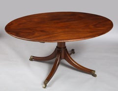 George III Mahogany Oval Breakfast Table