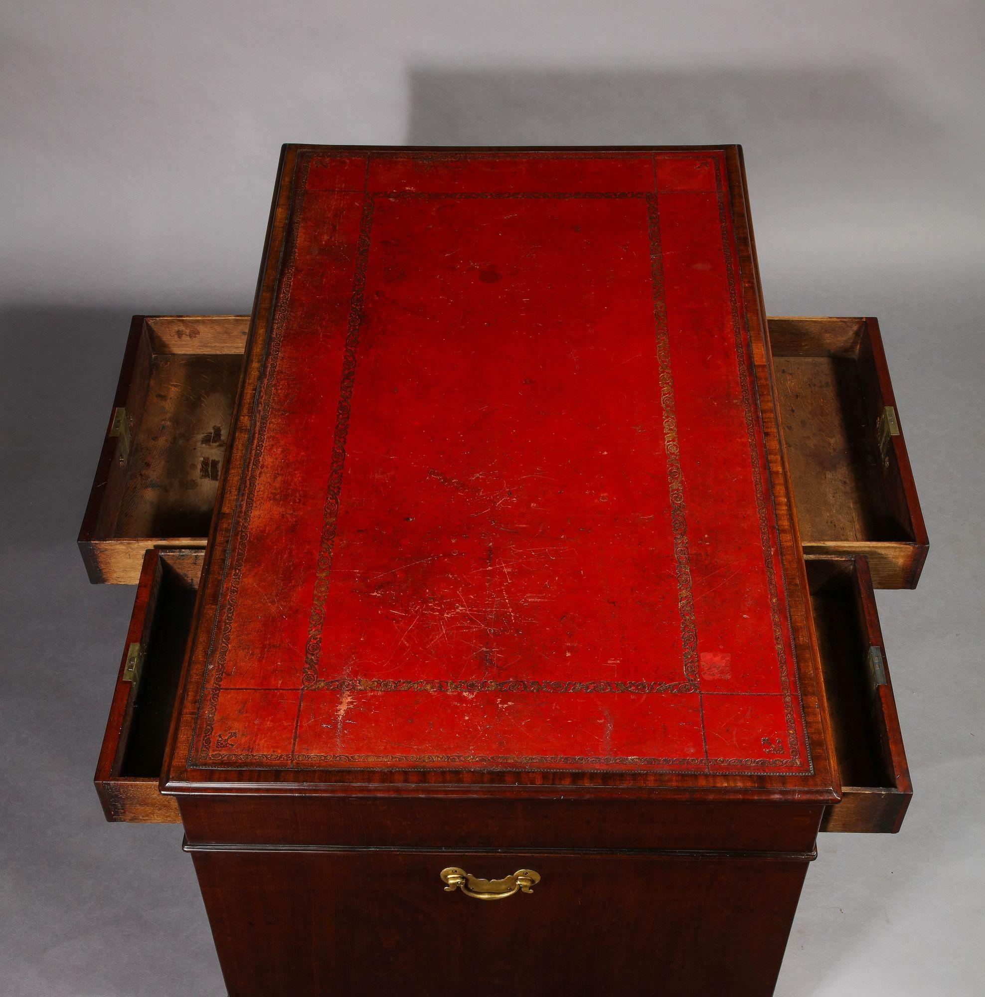 George III Mahogany Partner's Desk For Sale 7