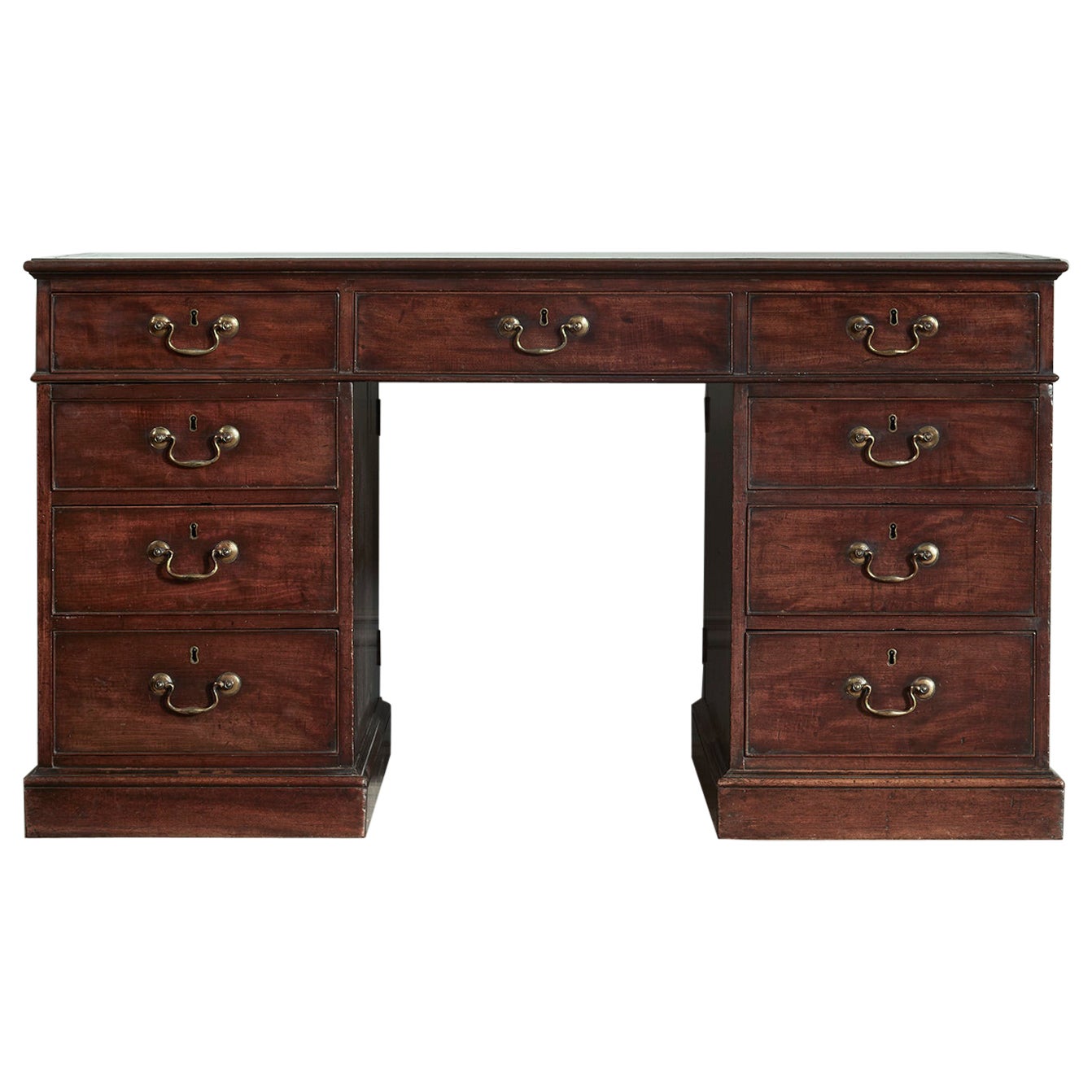 George III Mahagoni Partner's Desk